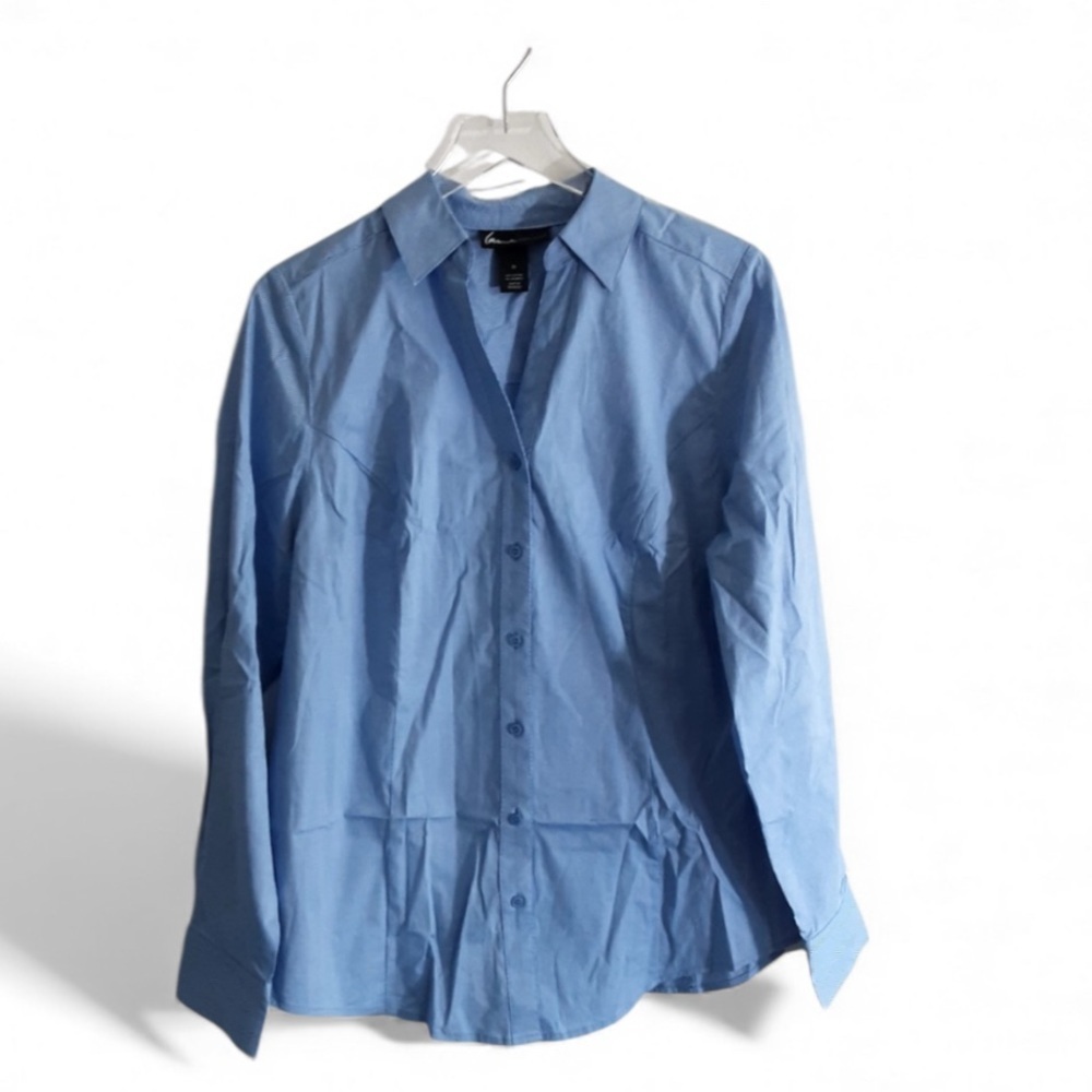 Lane Bryant | Blue Button Down Shirt Sz 16